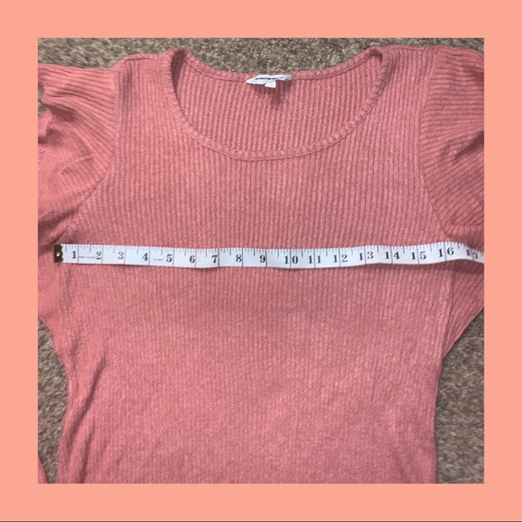 Lucky Brand Ruffle Sleeve Rib Knit Sweater - Picture 4 of 6